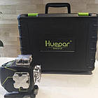 Лазерний 4D рівень Huepar S04CG + поворотна платформа Huepar + приймач луча+ роспорна штанга-штатив 3,7м, фото 5
