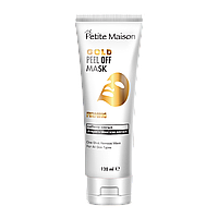 Омолоджуюча маска-плівка для обличчя Gold peel off mask Unice Petite Maison, 120 мл