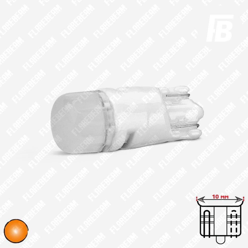 Лампа LED Цоколь T10 (W3W/W5W, Бесцокольная), с Линзой, 12 В, SMD 2835* ...