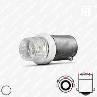 Лампа LED цоколь BA9s (T4W, маленькая), с линзой, 12 В, DIP 10 мм*01 (белый)
