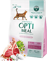 Optimeal Adult Cat Digestive Care для взрослых кошек с ягненком, 4 кг