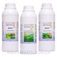 Комплект AQUAYER МАКРО+МИКРО+Альгицид+СО2 1л AQM_4615 Комплект AQUAYER МАКРО+МИКРО+Альгицид+СО2 1л