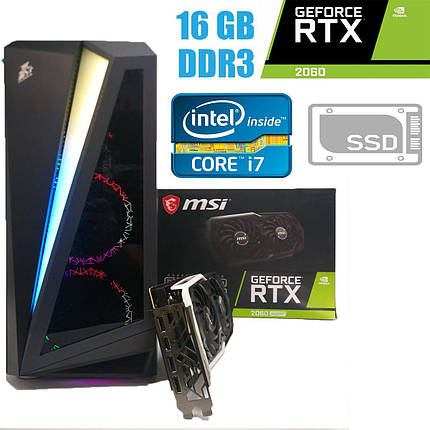 1st Player ATX NEW / Intel Core i7-4790 (4(8) ядра по 3.6 - 4.0 GHz) / 16 GB DDR3 / New 240 GB SSD+1 TB HDD /, фото 1