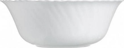Салатник хвилястий білий Luminarc Feston Shell 125 мм K5990, фото 3