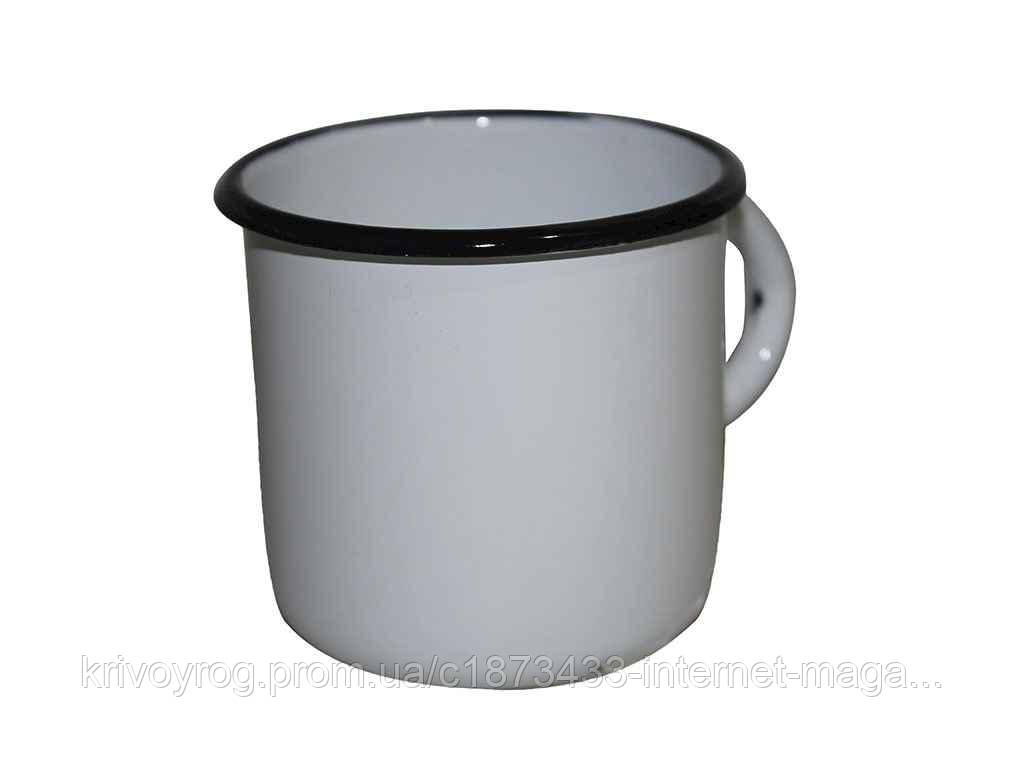 Кружка ем. без кришки 0,4л/1 Білий (I01031/1) ТМ IDILIA, фото 1