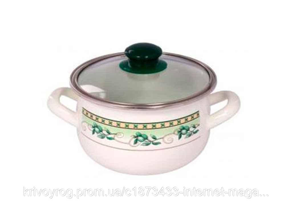 Каструля глікока 5,7л d = 24 Оливки (Т)2243 00063937 ТМ INTEROS, фото 1