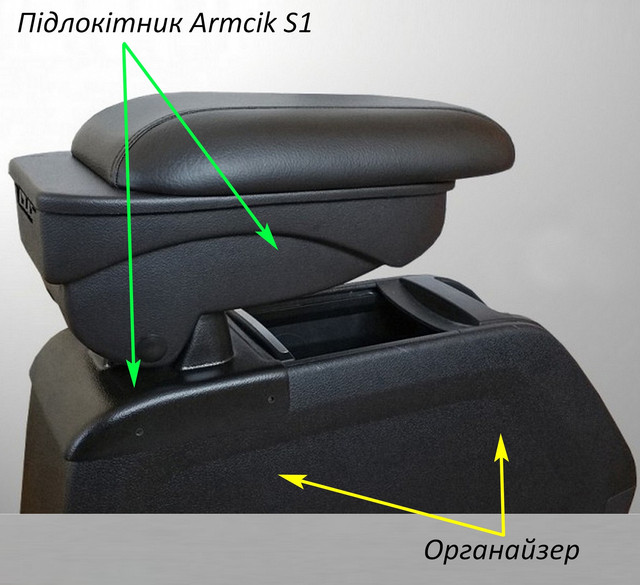 ARS1PECIK00919 Armcik S1 armrest Citroen Berlingo, Peugeot partner 2008-2018