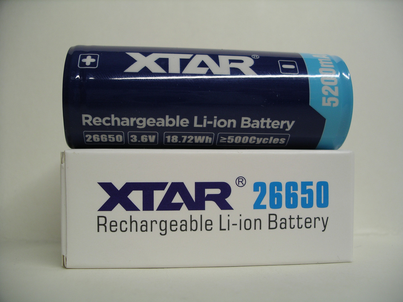 Акумулятор XTAR 26650 5200mAh із захистом