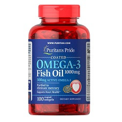 Вітаміни омега 3 Puritan's Pride Omega-3 1000 mg (100 капсул.)