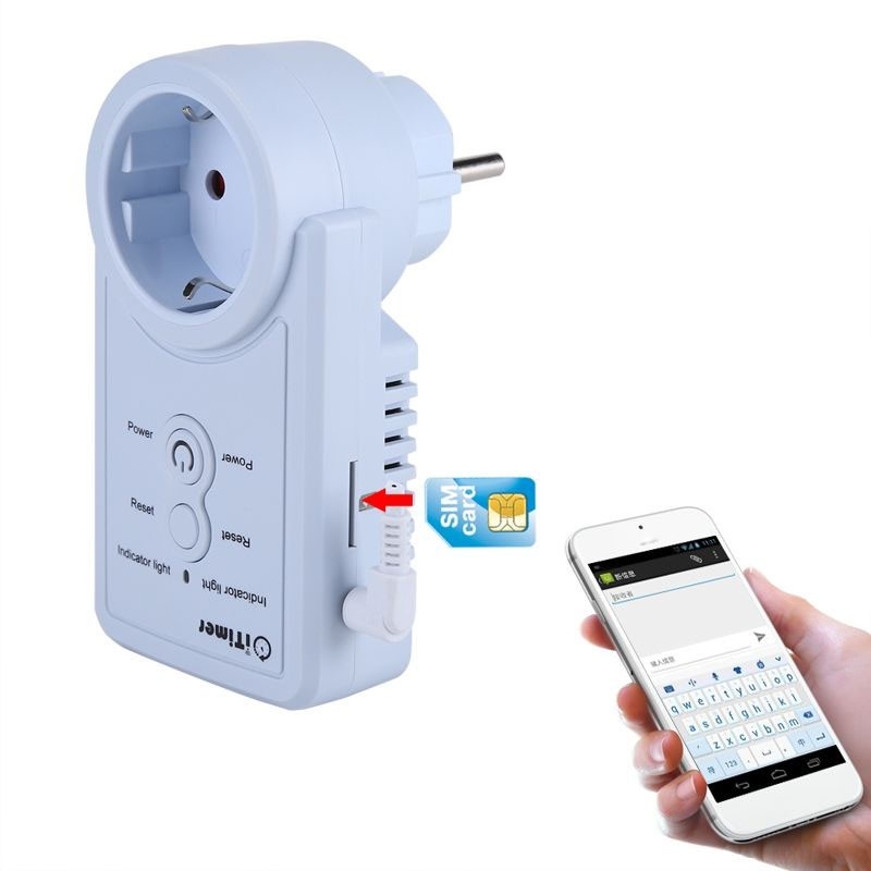 GSM розетка з датчиком температури і дистанційним СМС управлінням Waytronic iTimer. Російська версія!