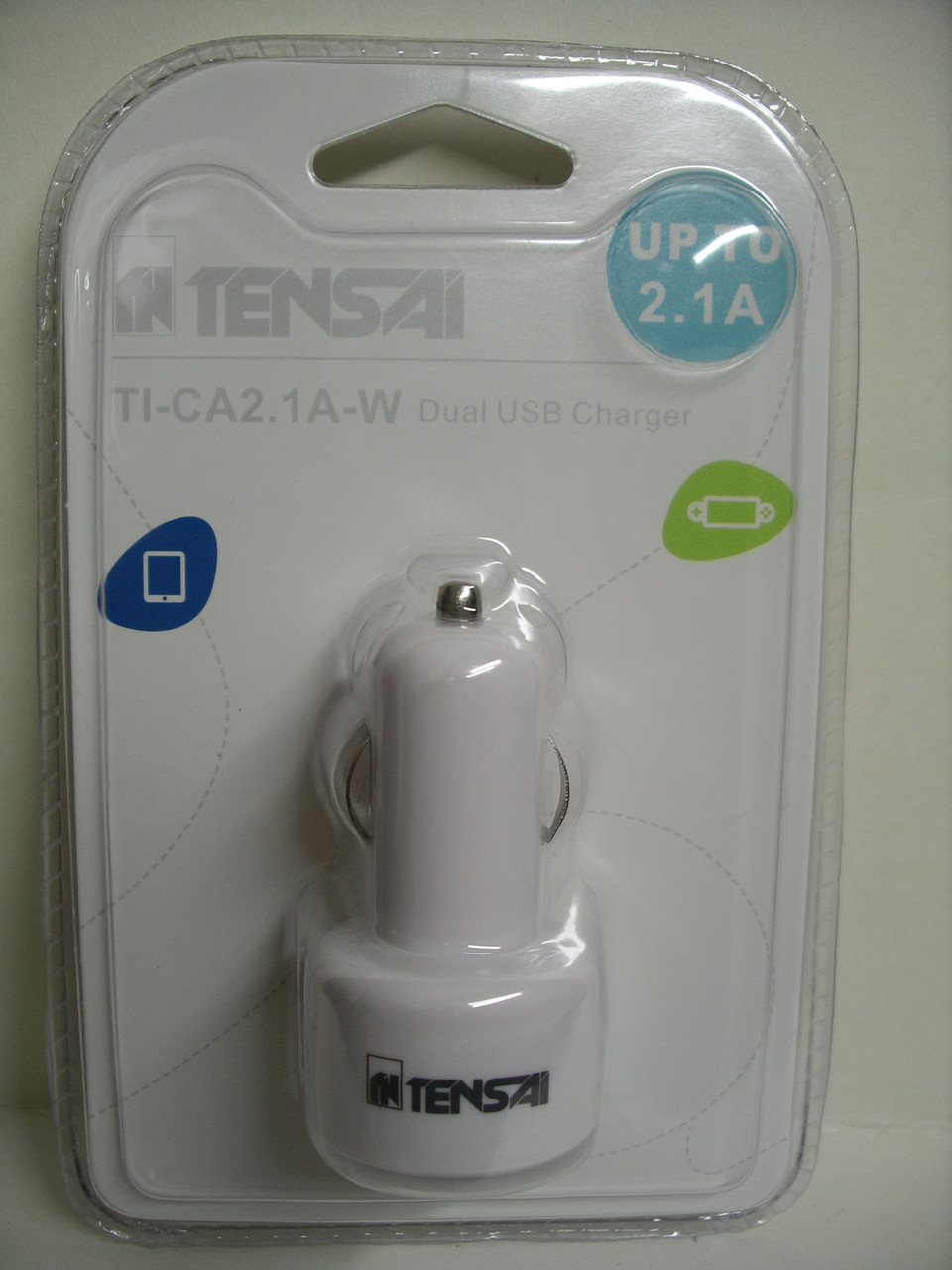 Адаптер Tensai TI-CA2.1A USB автомобільний 12 і 24 вольти