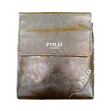 Сумка через плече Polo Dcbluo Quality 13246 (Brown) | Чоловіча сумка