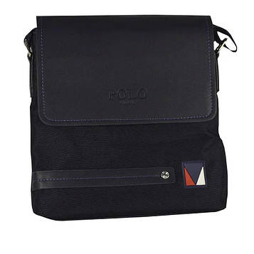 Сумка через плече Polo Videng D-05 Quality (Black) | Чоловіча сумка
