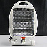 Інфрачервоний кварцовий електричний обігрівач дуйка батарея гармата RB-161 Rainberg Quartz Heater 800Вт, фото 5