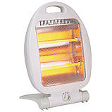 Інфрачервоний кварцовий електричний обігрівач дуйка батарея гармата RB-161 Rainberg Quartz Heater 800Вт, фото 4