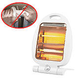 Інфрачервоний кварцовий електричний обігрівач дуйка батарея гармата RB-161 Rainberg Quartz Heater 800Вт, фото 3