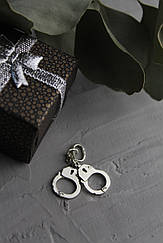 Кулон наручники 4,5 см діаметр, срібло ручна робота.