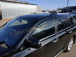 Вітровики,дефлектори вікон Toyota Highlander 2008-2013 (Hic)