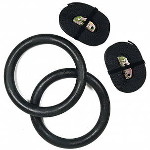 Кільця гімнастичні LUMO (ABS-пластик) для кроссфита і гімнастики пластикові, фото 1