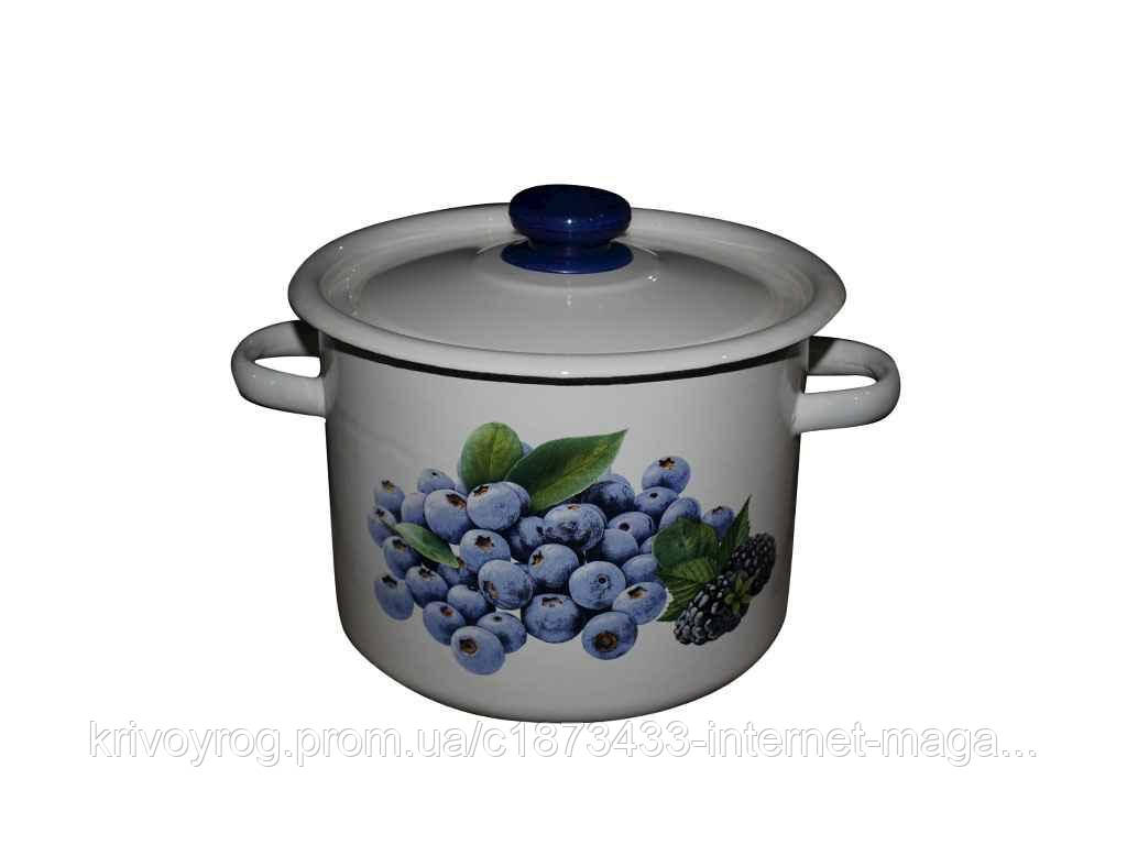 Каструля ем. 4,5л /2 циліндрична Лохина молочна (I1615/2) ТМ IDILIA, фото 1