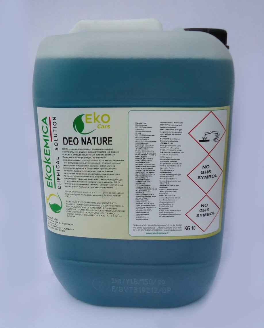 Ароматизаторы на водной основе EKOKEMICA DEO FRESH NATURE, Канистра - 10л