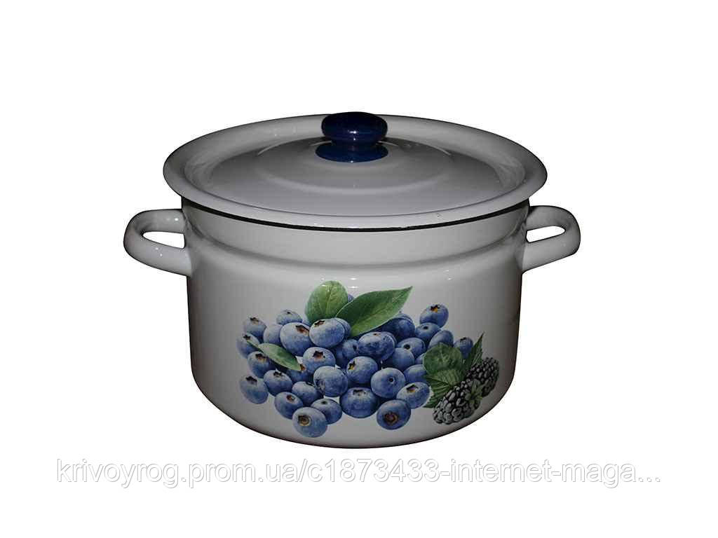 Каструля ем. 7л /2 циліндрична Лохина молочна (I1620/2) ТМ IDILIA, фото 1