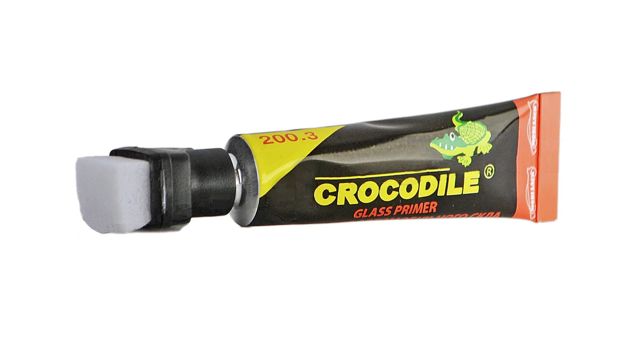 Грунт Crocodile з аплікатором для монтажу автоскла Primer Glass 200.3 10 мл, фото 1
