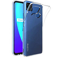 Прозрачный силиконовый чехол для Realme С15 / C12