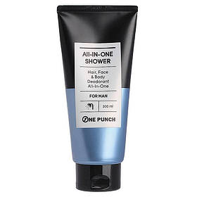 Гель для душу 3-в-1 для чоловіків May Island One Punch All in One Shower for Man 300 мл