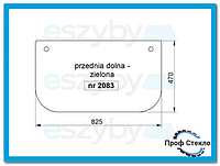 Стекло экскаватор Komatsu PC/PW 130LC & NLC-8 PC/PW 130LC & NLC-10 HB205-1 - нижняя передняя часть