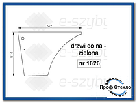 Стекло экскаватор-погрузчик Case 580ST 590ST 695ST 590SR 695SR- дверь Нижняя