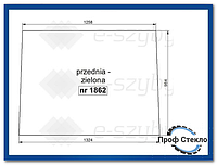 Стекло экскаватор-погрузчик Case 580ST 590ST 695ST 590SR 695SR -передний