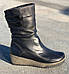 Жіночі зимові чоботи з натуральної шкіри на повну широку ногу халяву великого розміру 42, фото 2