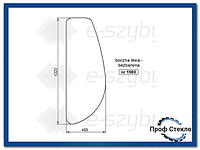 Стекло экскаватор Komatsu PC75R-2 PC95R-2 PC110R PW95R - левая сторона