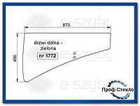 Стекло экскаватор CAT307C 307D M-C M-D 311F LRR MST2200VD-дверь Нижняя