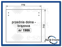 Стекло экскаватор CAT 312L 317L 320L 325L 330L 350L-Нижняя передняя