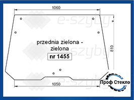 Скло Deutz-Fahr Agrotron K 90 100 110 120 410 420 430 610 переднє