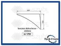 Стекло CAT 422E 428E 432E 434E 442E 444E- боковая правая левая 2059622