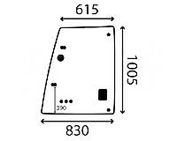 Стекло CAT 422E 428E 432E 434E 442E 444E- Верхняя правая сторона 2059621