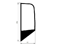 Стекло боковое левое погрузчика Komatsu WA65-5, WA70-5, WA80-5, WA90-5, WA65-6, WA70-6, WA80-6