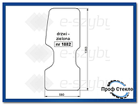 Стекло мини экскаватор CAT 303C CR 303.5C CR 305C CR- Дверь