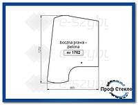 Стекло Fermec 750 760 860 865 960 965 od 1998 - Правая сторона 6099910M1