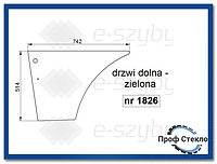 Стекло экскаватор-погрузчик Fiat B95 B100 B110B B200B FB100.2 FB110.2 FB200.2 -дверь Нижняя