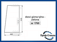 Стекло экскаватор CAT 311F 307C 307D 320D LRR самосвал Morooka MST2200VD -Верхняя часть спины раздвижная дверь