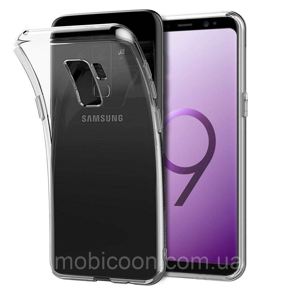 Чохол силіконовий для Samsung Galaxy S9 plus (G965) ультратонкий прозорий, фото 1