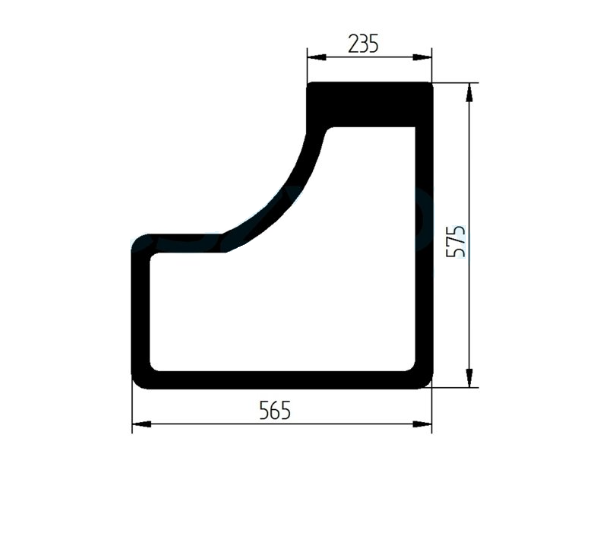 Скло дверцят спіднє міні екскаватора CAT 307E 308E