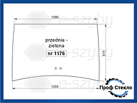 Стекло Fendt Favorit serie 900, Vario serie 300 900TMS переднее