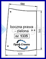 Скло Fendt Favorit serie 800, 900 бічне праве