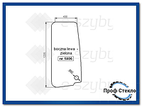 Стекло Hitachi ZX110-3 ZX120-3 ZX160-3 ZX180-3 ZX200-3 ZX210-3 ZX240-3 ZX250-3 ZX270-3 ZX470-3 - Боковая левая