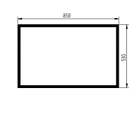 Стекло заднее мини экскаватора CAT 301.6C 301.8C 302.5C